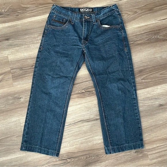 ENYCE Blue Jeans Cropped Men Size 32x23 - Picture 1 of 11